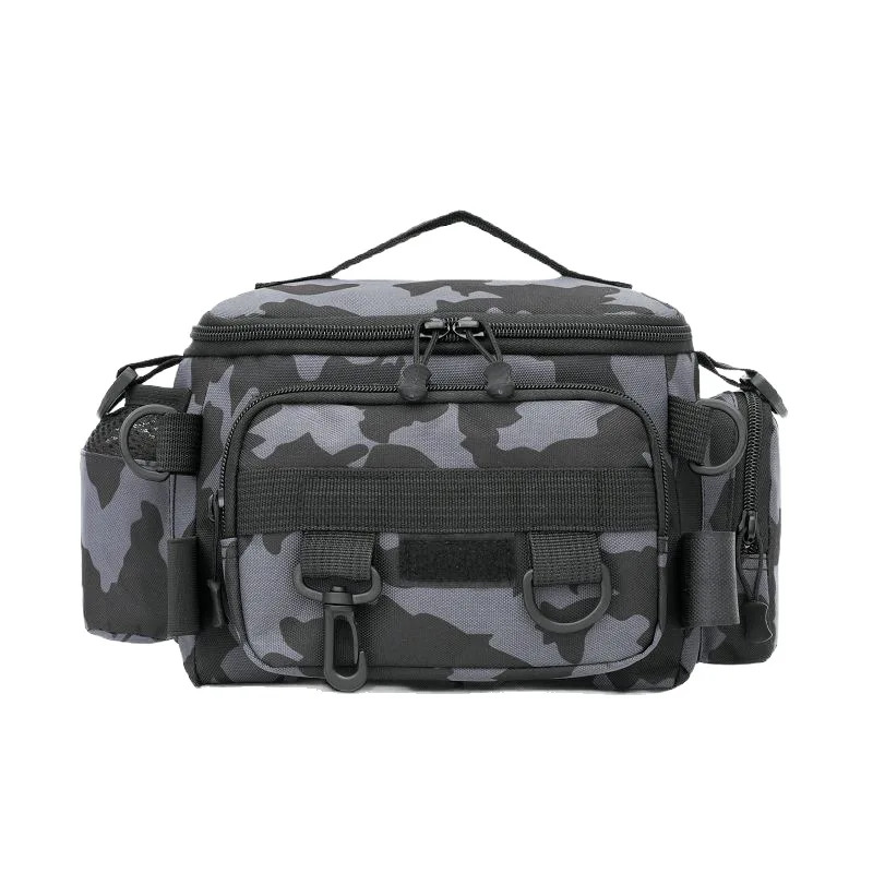 Fish Finder Case - Schwarze Angelgerät-Umhängetasche zur Aufbewahrung der Hüfttasche,