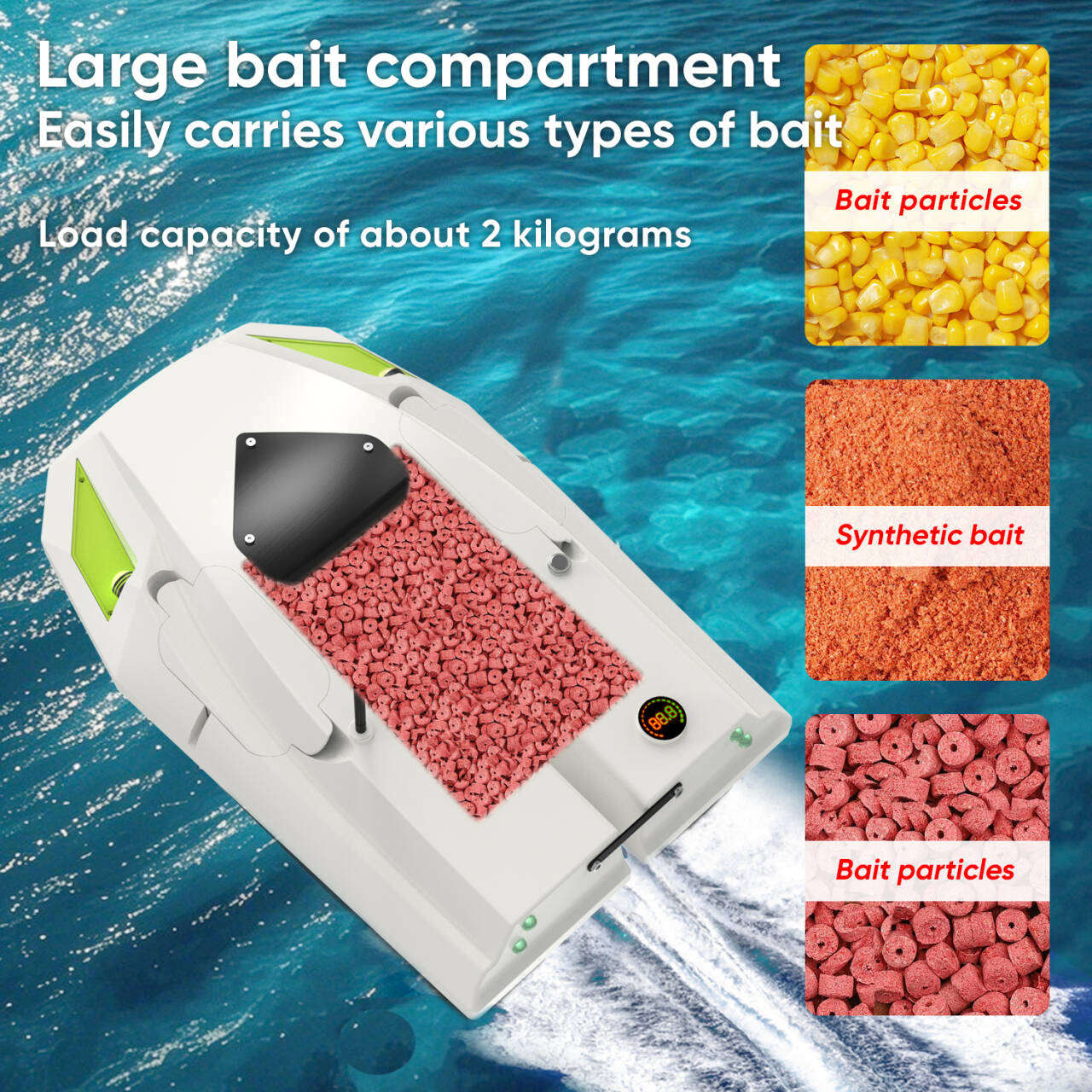100 GPS Karpfenangel-Futterboo – Fishing Gps Bewertung und Preis