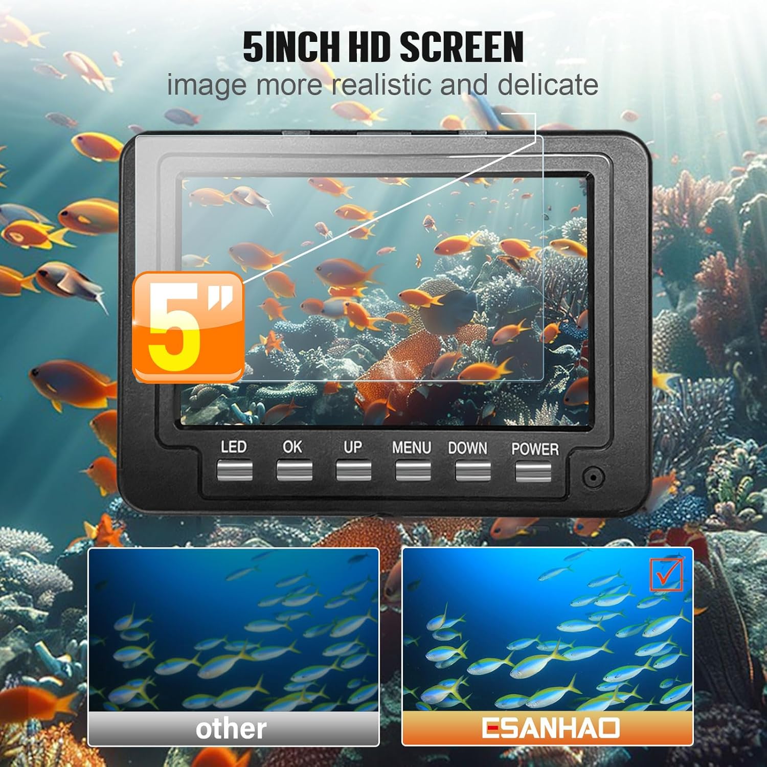 Unterwasser-Angelkamera  – 500 – Fish Finder Portable Bewertung und Preis