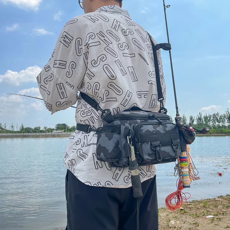 Schwarze Angelgerät-Umhängetas – Fish Finder Case Bewertung und Preis