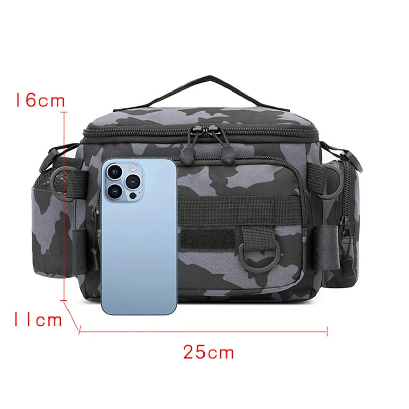Schwarze Angelgerät-Umhängetas – Fish Finder Case Bewertung und Preis