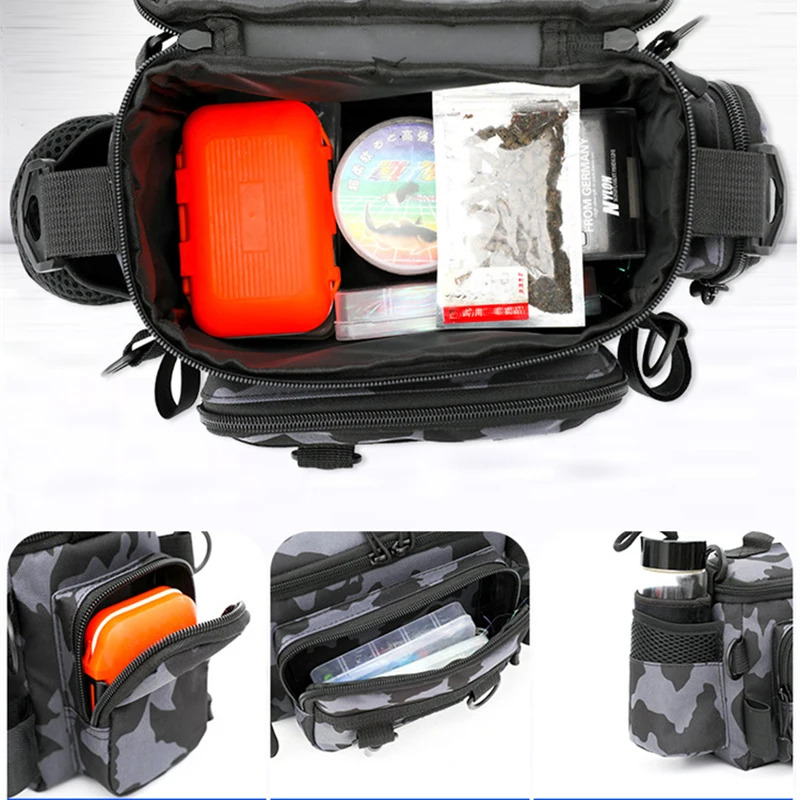 Schwarze Angelgerät-Umhängetas – Fish Finder Case Bewertung und Preis